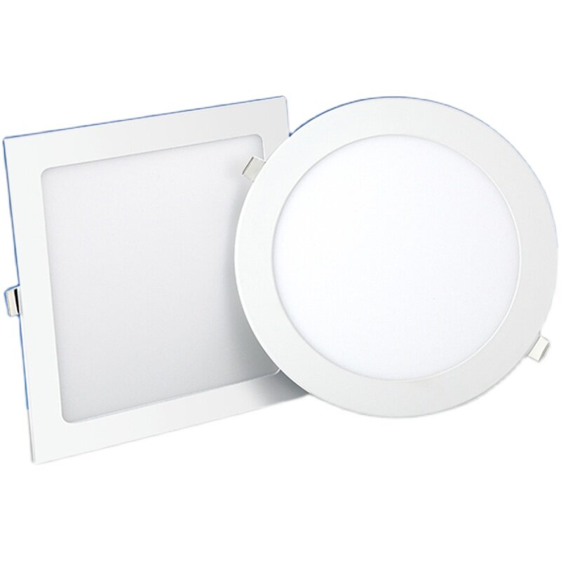 led筒灯嵌入式面板灯110V台湾崁灯220V通用电压12W圆形9W桶灯洞灯