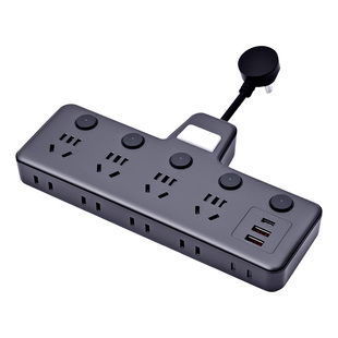 【官方3C认证】纯铜插座多功能带USB夜灯插排多孔家用插排接线板