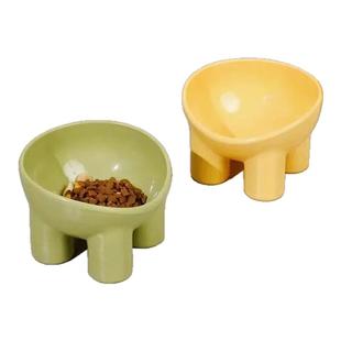 猫碗猫粮食盆喂水斜口护颈饭碗防打翻喂食碗狗盆狗碗猫咪用品狗盆