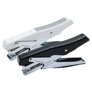 得力订书机钉书机大号省力耐用手握式订书器12号装订器学生用办公0329大号钉书器家用型多功能省力订中缝包邮