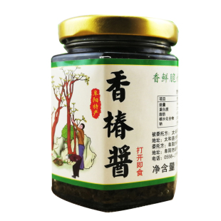 安徽特产皖菜园太和香椿酱2瓶装香椿芽咸菜即食酱菜下饭泡菜拌面