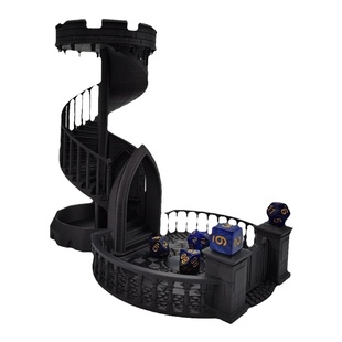 骰子塔桌游配件筛子塔色子塔投盘3D跑团筛子工具桌游工具配件