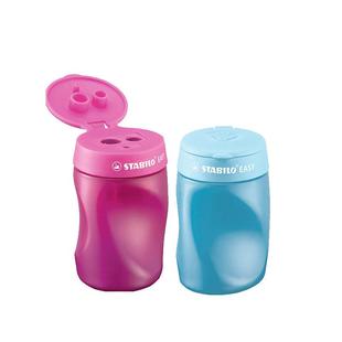 stabilo思笔乐 进口转笔刀三合一削笔器 削笔刀儿童小学生铅笔小型卷笔刀握笔刀笔刨笔自动铅笔洞洞笔