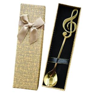 高音谱号咖啡勺创意音乐音符小勺子琴行艺校学生儿童礼品可爱精美