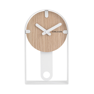 荷兰KARLSSON新款Dashed台钟现代创意客厅书房北欧风简约时尚钟表