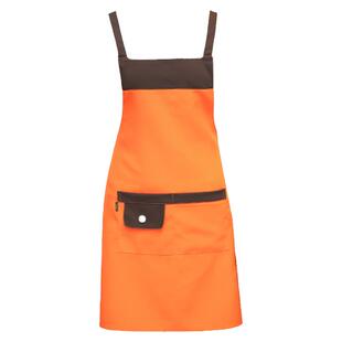 服务员围裙袖套头巾三件套多件套装餐厅酒店围腰韩版定做印字logo