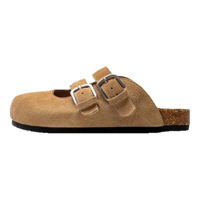 多嘴驴Donkey双扣半拖复古勃肯鞋