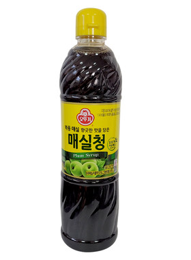 韩国进口不倒翁青梅汁660ml 腌烤肉腌泡菜拌菜冲饮品酸甜浓缩果汁