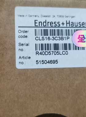 【议价】EH CLS16-3C3B1P电导率传感器，喜欢可拍适用