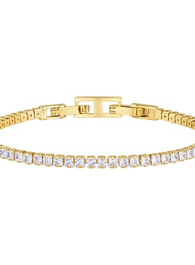 阿吉豆手饰女款合金几何线条手镯