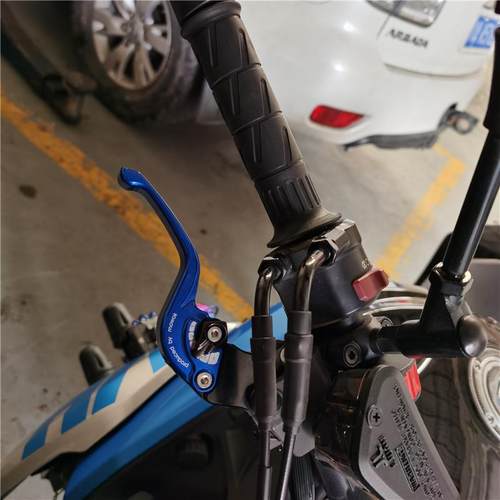 适用春风650NK 400NK 改装短款两指竞技刹车牛角车把离合拉杆手把