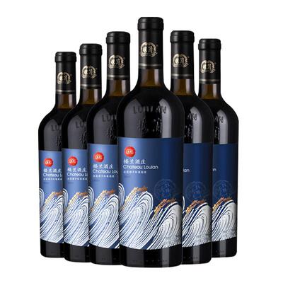 【达人推荐】新疆楼兰酒庄精品塔克拉玛干赤霞珠干红葡萄红酒整箱