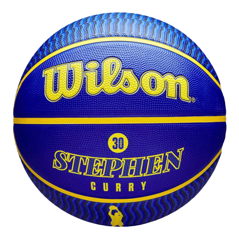 Wilson威尔胜官方NBA系列球员球库里詹姆斯户外标准7号橡胶篮球