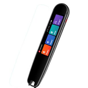 适用于作业帮碳氧全科学习笔贴膜3.71寸词典笔保护套点读笔硅胶套P010/P011/D014/P013壳2.98寸屏幕膜收纳盒