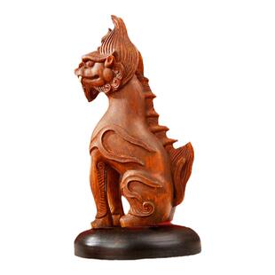 上新了故宫龙年太和殿屋脊兽木雕客厅书房桌面摆件送长辈纪念礼物