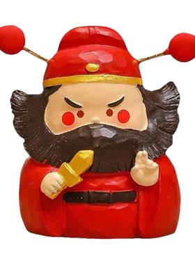 钟馗职场防小人招财财神爷装饰品