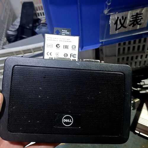 【请询价】DELL服务器用终端机，型号TX0D，成色良好。配备4个