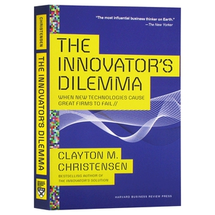 创新者的窘境 困境 英文原版 The Innovator's Dilemma 罗辑思维书单 商业与财富 经济管理 克莱顿克里斯坦森 英文版进口英语书籍