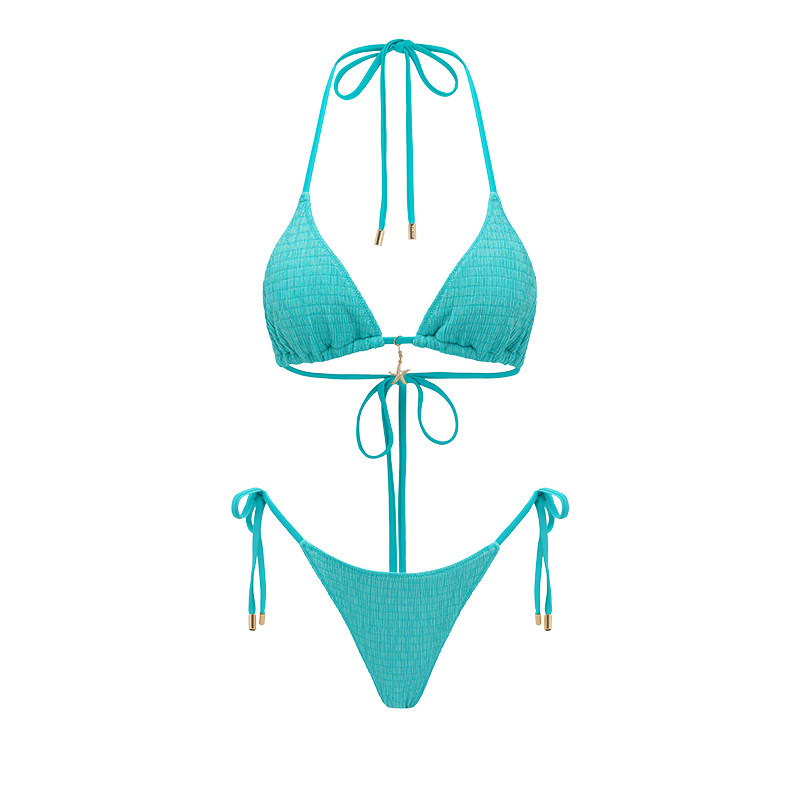 Yukari Swim分体泳衣女比基尼大胸小胸聚拢深V欧美性感原创bikini