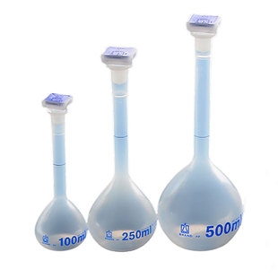 BRAND普兰德PP塑料容量瓶25/50/100/250/500/1000ml校准德国进口