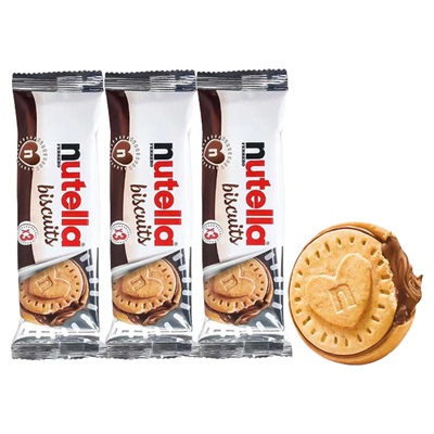 费列罗能多益巧克力夹心爱心饼干