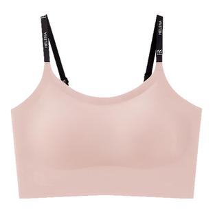 HR赫莲娜字母肩带轻运动背心内衣美背无痕收副乳防下垂可外穿文胸