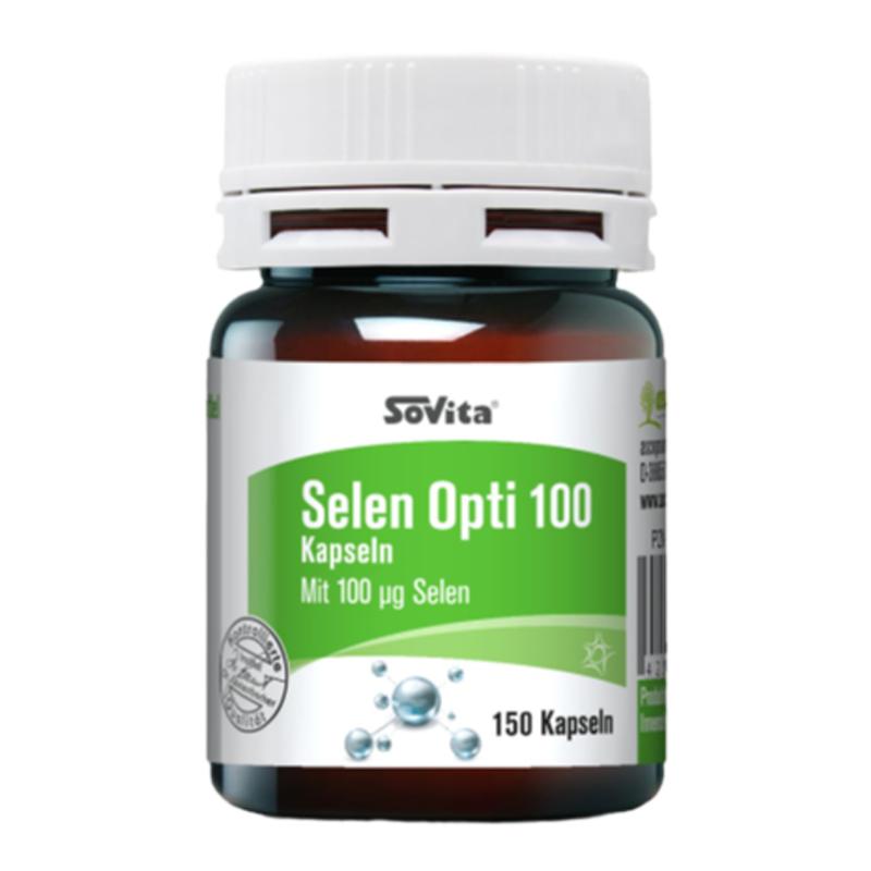 德国原装Asco Sovita优化硒富硒100μg补硒护-肝胶囊150粒