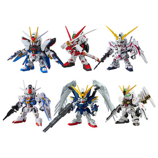 【自营】万代Q版SDEX SD模型红异端命运00飞翼独角兽强袭自由高达