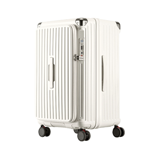 新款侧开盖行李箱男女学生结实耐用扩容拉杆箱大深仓密码旅行箱子