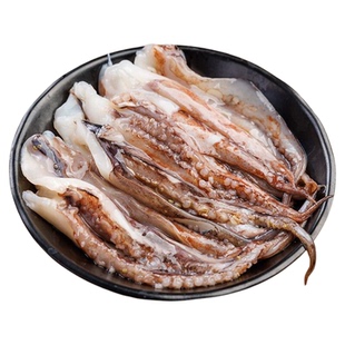 小鱿鱼须新鲜冷冻二本足八爪鱼须商用小号鱿鱼头现切油炸烧烤食材