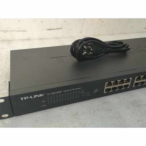 议价TP-LINK POE供电交换机 8口10口千兆百兆16/24口网络SL1218MP
