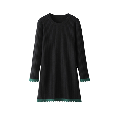 秋冬大码中长款打底毛衣中长款