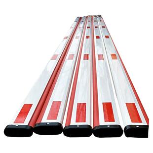 停车场八角道闸杆直杆铝合金起落拦车小区门禁升降栅栏杆挡车栏杆