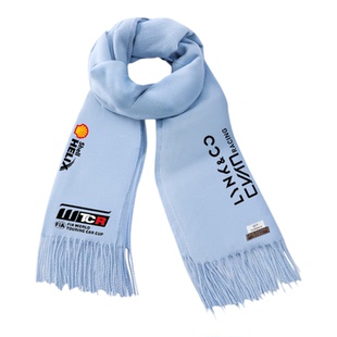 领克Cyan Racing车队TCR世界巡回赛冠军同款赛车围巾男女保暖围脖