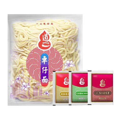 xo酱道一港式车仔面免煮日式乌冬面带酱料包方便拌面711捞面商用