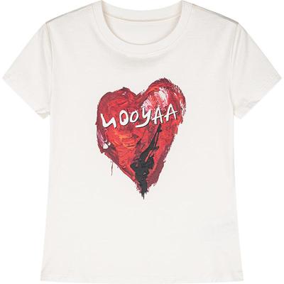 UOOYAA/乌丫印花油画T恤