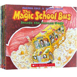 神奇的校车动画版12本The magic school bus 英文原版儿童科普图画书3-6-9岁经典Cole作品绘本科幻冒险故事英语