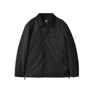 90绒子 男士轻薄羽绒服外套 商务休闲保暖夹克衫 翻领上衣 秋冬款