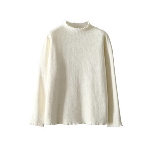 2025超火加绒大码打底衫独特漂亮精致毛衣冬季半高领加厚保暖上衣