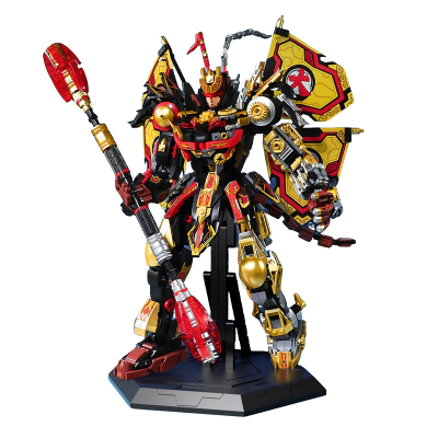 黑悟空机甲益智拼装积木儿童玩具8-12岁男孩生日礼物模型国风神话