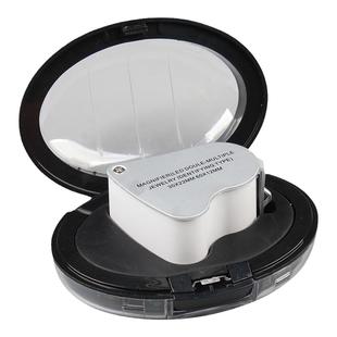 珠宝放大镜鉴定专用高倍60紫砂钻石玉石带led灯折叠30倍正品高清