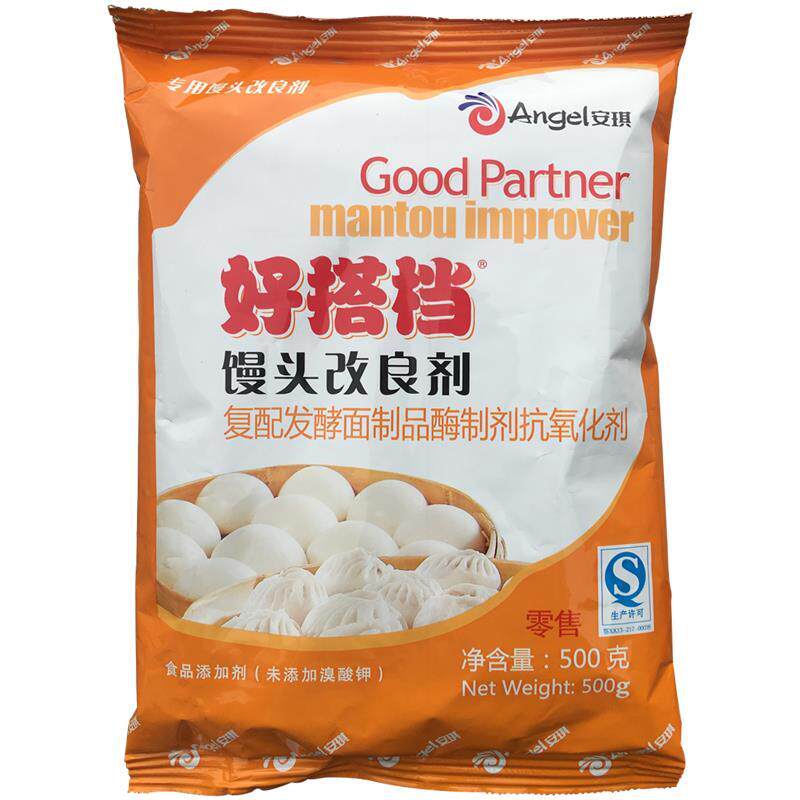 安琪好搭档馒头改良剂500g酵母伴侣发酵面粉包子花卷饼家用商用通