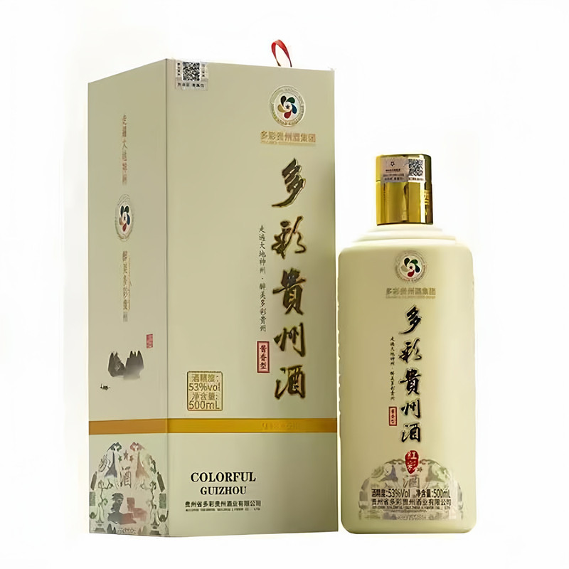 【五彩系列】多彩贵州酒酱香型白酒大曲坤沙纯粮食老酒53度礼盒
