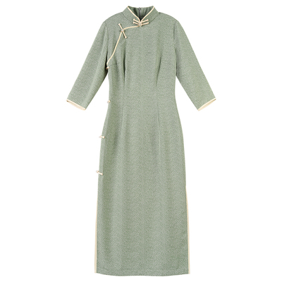 齐云坊秋冬季旗袍年轻女装连衣裙