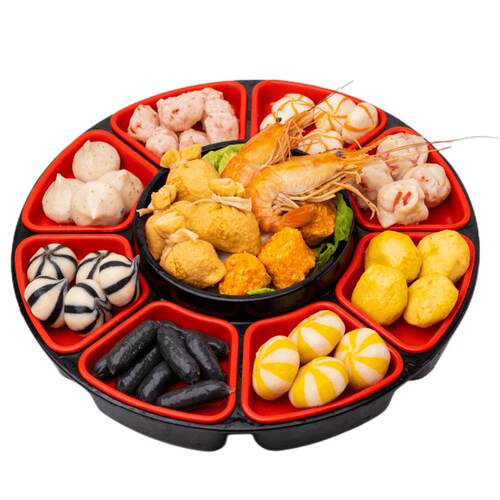 火锅丸子全家福组合套餐鱼籽福袋四洲鱼蛋冷冻麻辣烫关东煮食材
