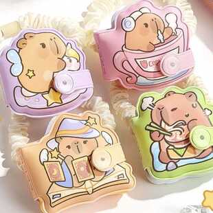 卡皮巴拉答案之书头绳迷你版带解析今天吃什么创意减压卡通小本子