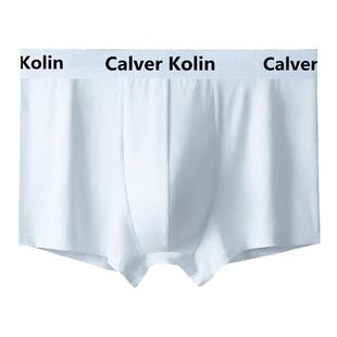 男士内裤纯棉短裤头抗菌透气男生本命年CK&CalverKolin男款平角裤