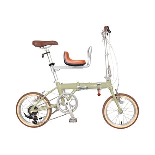 折叠车自行车带娃女款小型国产新型变速车载代步铝合金脚踏车便携