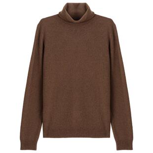 KEIKO [无刺痒] 100%绵羊毛高领针织衫冬季云朵感纯色打底羊毛衫