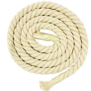 现货三股麻花扭绳装饰粗绳子3-20mm手工编织捆绑粗棉绳本色全棉